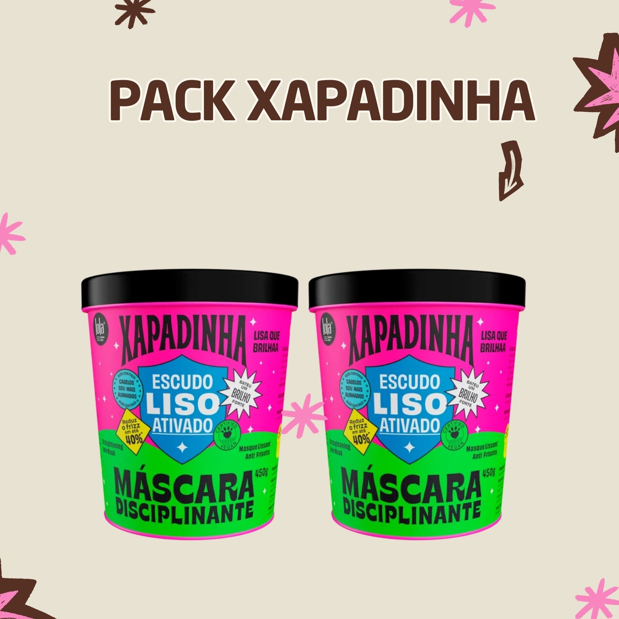 LOLA - Kit Xapadinha - 2 Máscaras 450g